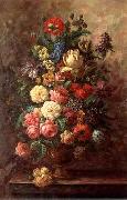 Floral, beautiful classical still life of flowers.061